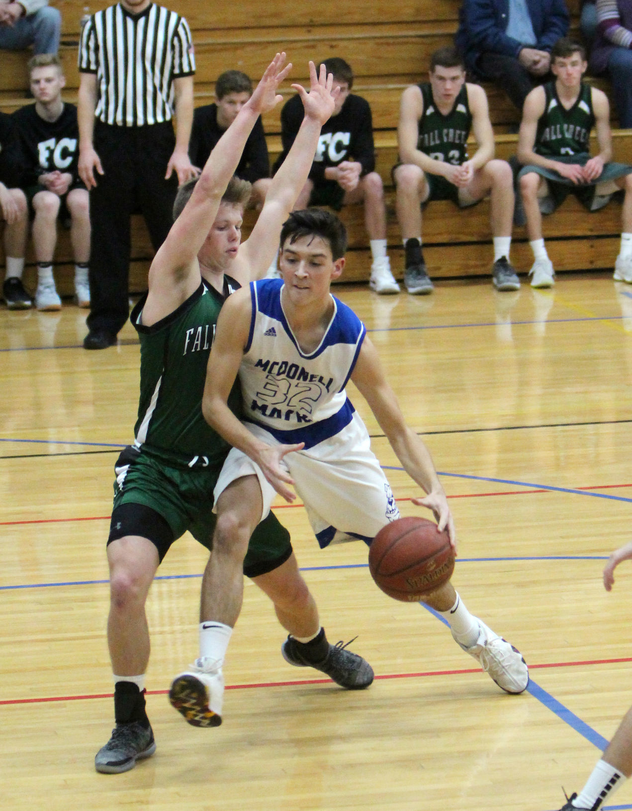 Fall Creek at McDonell boys basketball 12-14-18